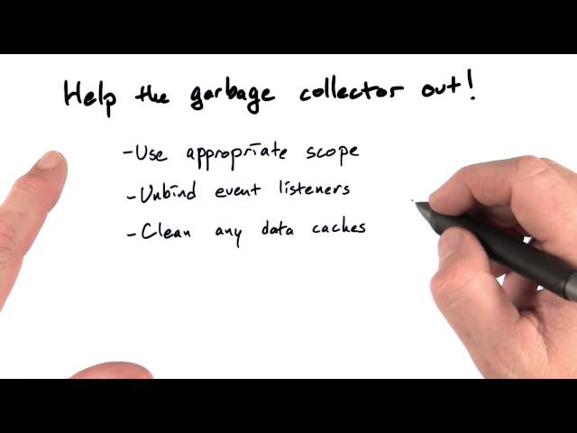 Garbage collector - Mobile Web Development