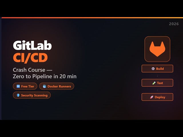 GitLab CI/CD Tutorial: Zero to Pipeline in 20 Min