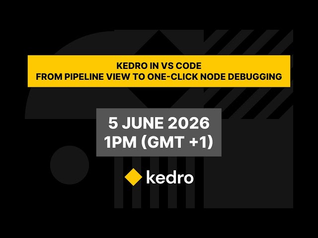 Kedro in VS Code: From Pipeline View to One-Click Node Debugging
