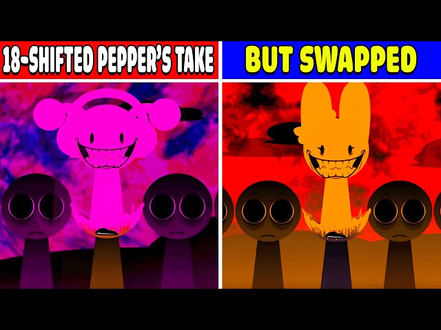 Incredibox Sprunki: 18-Shifted Pepper's Take But Swapped | Which Version Is the Best?