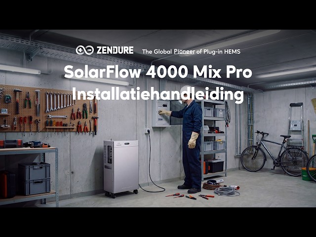 Zendure SolarFlow 4000 Mix Pro Installatie: Stap-voor-stap