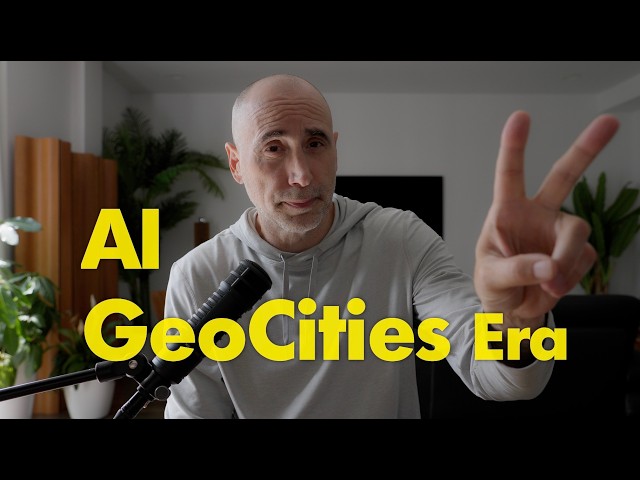 AI Is Entering Its GeoCities Era. What Should Developers Do?