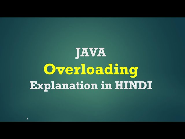 Method Overloading in java, Compile time polymorphism in java  #IHATECODING-v8q