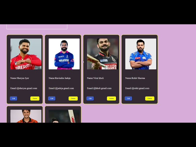 Build a Cricket Player Card Generator Website Using HTML, CSS & JavaScript | Full Project