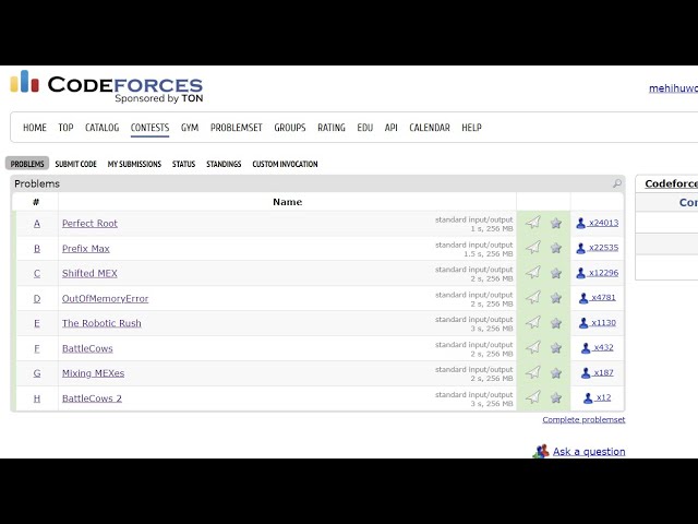 Codeforces Round 1074 (Div. 4) all solution https://t.me/codingSoln_ss
