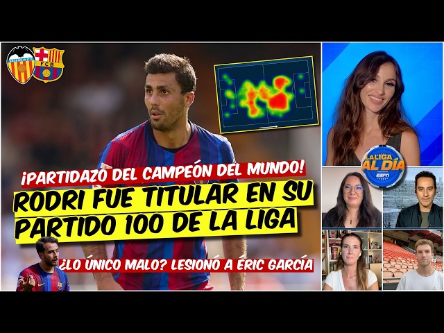 Rodri EL CAPITÁN del Barcelona que NO LLEVA BRAZALETE. Jugó su PARTIDO 100 de Liga | La Liga al Día