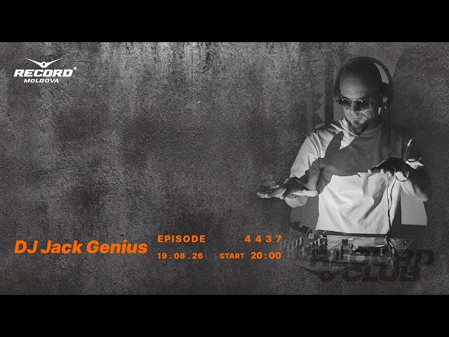 Deep Tech &  Tech House   mix | DJ JACK GENIUS | Radio RECORD Moldova |Episode 4437| 2026-19-08