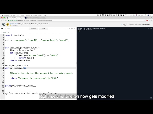 194  Decorating functions with parameters