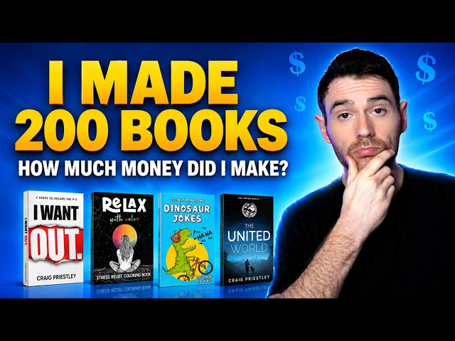 200 Books = How Much Money on Amazon KDP?
