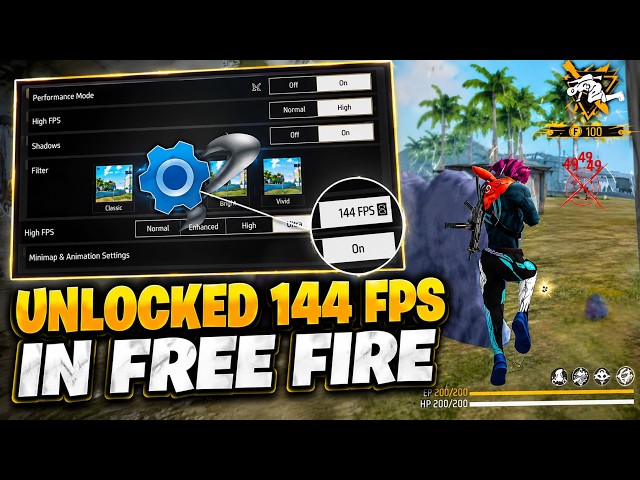 Unlock 144 FPS in Free Fire! 😱 BS5/MSI 5 Secret Settings (2026)
