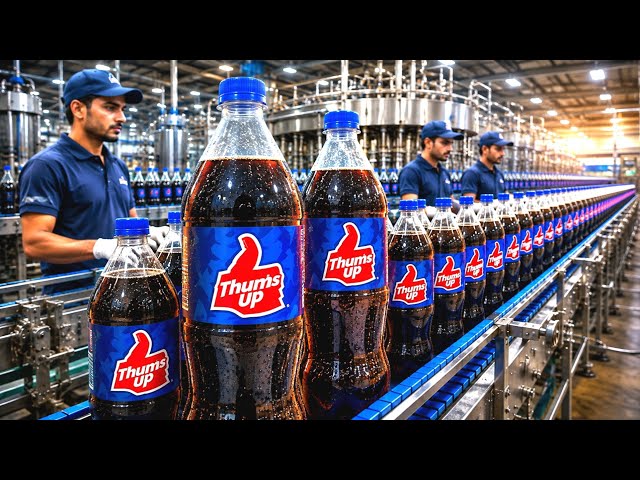 How Thums Up Is Made in a Factory | Complete Thums Up Manufacturing Process