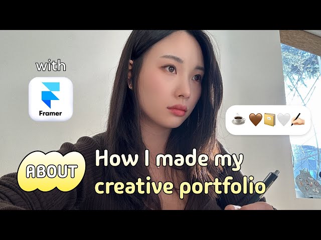 How I design my online portfolio(for designers)