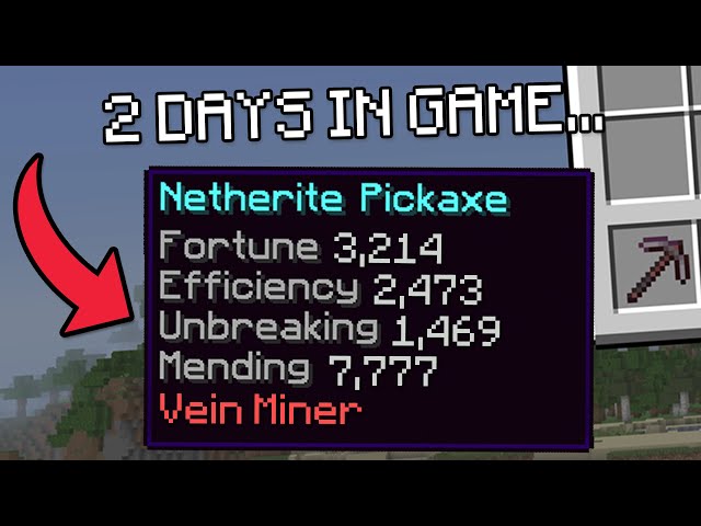 Minecraft, But You Enchant Every Second...