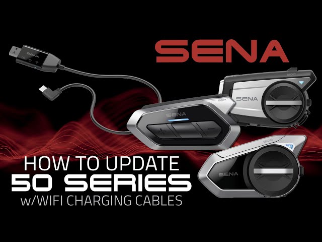 How to Update SENA 50 Series Via WiFi Charging Cable