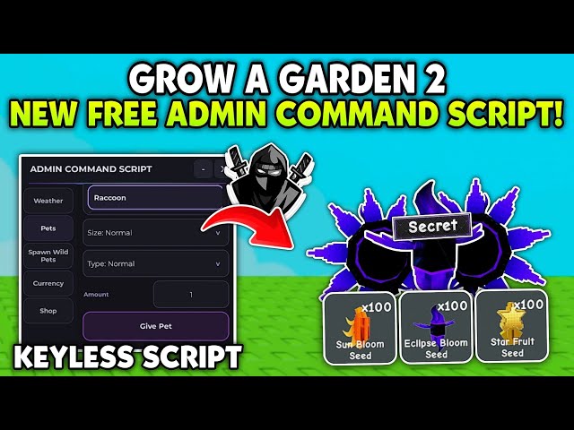 [🌱] NEW ADMIN COMMAND! 🤑 Grow a Garden 2🌶️ Script! • No Key 🔥 *UNPATCHED*✅100% Work🌈 - Anukul Hub V4