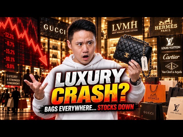 Why are luxury stocks crashing when luxury bags are everywhere?