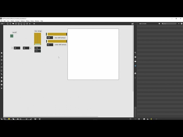 Max Tutorials  Max Basic Tutorial 20 Presentation Mode Your First Steps into the World of Max MSP!