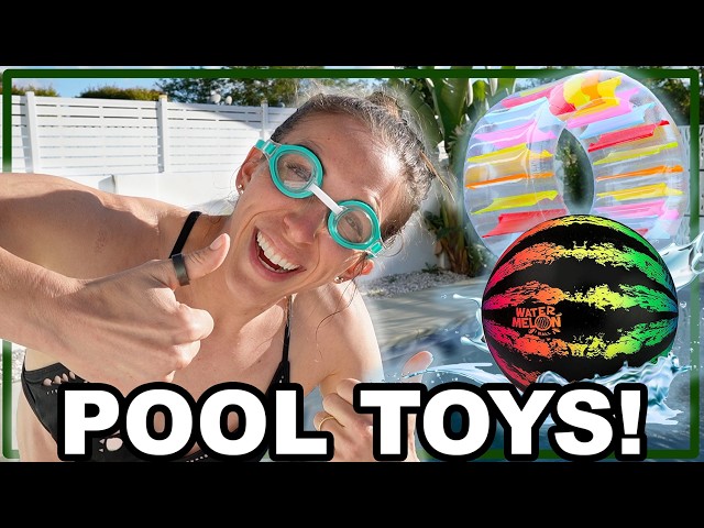 Testing Pool Toys!
