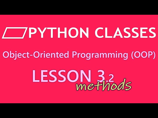 Python OOP Lesson 3.2. Class methods, Static methods, Instance methods. Conclusions