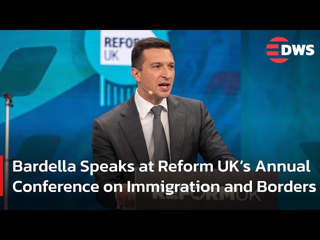FULL SPEECH: Jordan Bardella Joins Nigel Farage At Reform UK Conference In Birmingham | AC1F