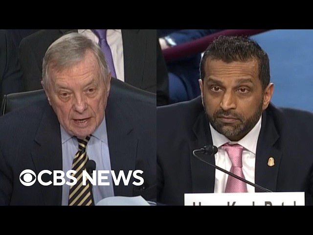 Watch: Kash Patel tells Durbin "you lie" when asked about FBI hiring standards