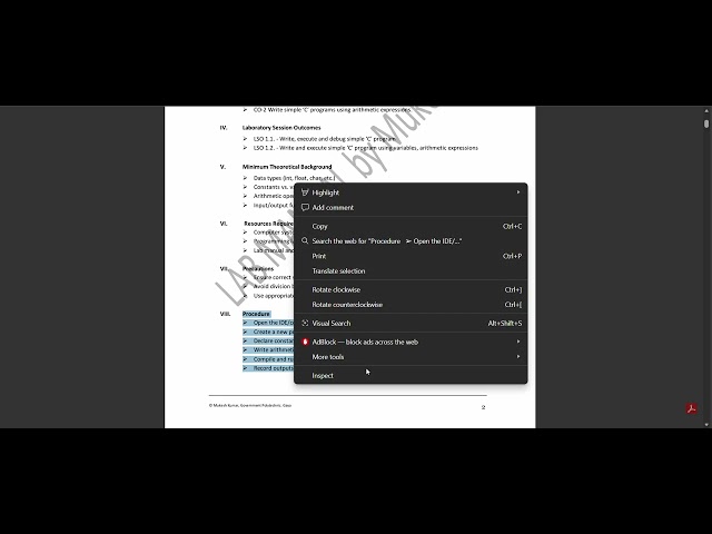 Lab File Preparation #cprogramming