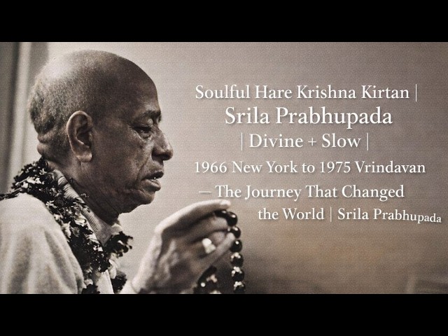 1966 USA to 1975 Vrindavan—The Journey That Changed the World | Get back to 1960s | Srila Prabhupada