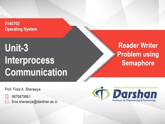 3.11 - Reader Writer Problem using Semaphore