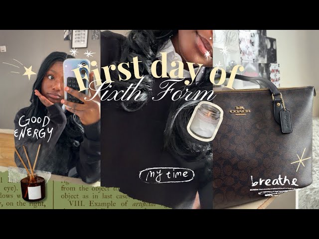 FIRST DAY OF SIXTH FORM VLOG 📚🎀 | Mirabellbo 