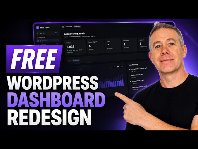 Hate the WordPress Dashboard? Try This Clean New Admin Interface