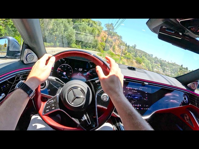 2027 Mercedes-Maybach S680 V12 - POV Test Drive (Binaural Audio)