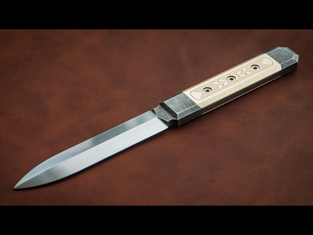 Knife Making - Fullmetal Brass Dagger