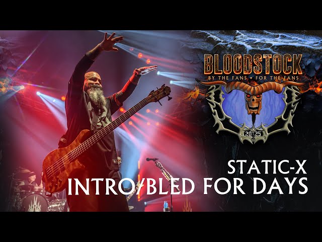 STATIC-X - LIVE Intro / Bled For Days | Bloodstock 2025 🔊