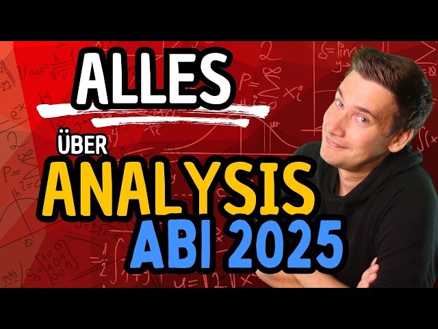 ✅ MATHE ABI 2026: Die 14 wichtigsten Analysis-Aufgabentypen für Dein Mathe Abi