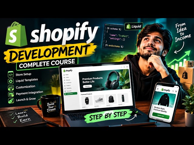 Shopify Development Course 2026 Video-05 | Build & Customize Shopify Stores Step by Step