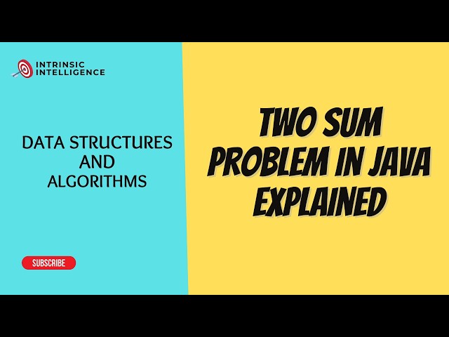 Two Sum Problem in Java Explained