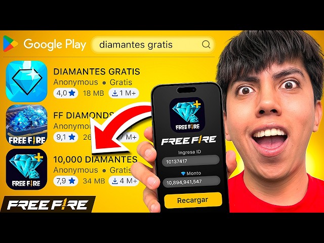 I DOWNLOADED the APPS that GIVE FREE DIAMONDS in FREE FIRE