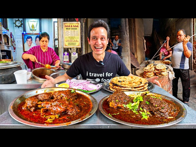 Best Indian Street Food in Old Delhi!! (Sells Out in 30 Minutes)