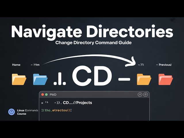 The cd Command - Navigate Directories in Linux Terminal (Git Bash)