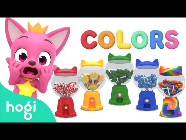 [NEW🌟] 🍭 Pop Pop! 🤩 Colorful Candy Shop｜Learn Colors for Kids｜Hogi Colors｜Hogi Pinkfong