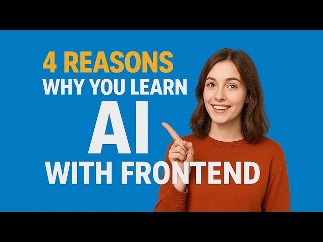 4 Reasons to learn AI tools with frontend HTML and CSS ? #codewithai #css #htmlcss