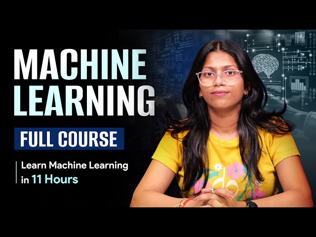 Learn Machine Learning Full Course Free | Machine Learning Course 2026 | Intellipaat