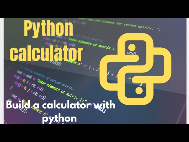 How to Make a Calculator Using Python 🐍 | Python Calculator Project for Beginners