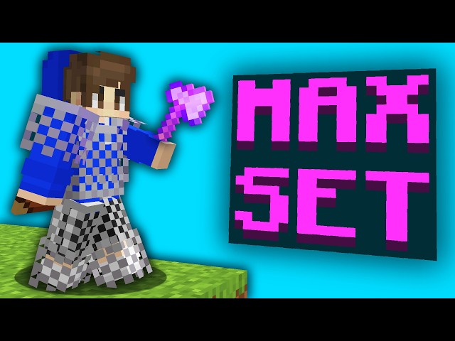 I Built the STRONGEST PvE Armor Set in Minecraft Skyblock (Cosmic Sky)