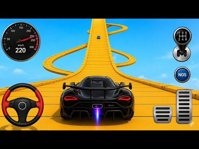 Ramp Car Racing 3D 🚗 Insane Mega Ramp Stunts | Android Gameplay