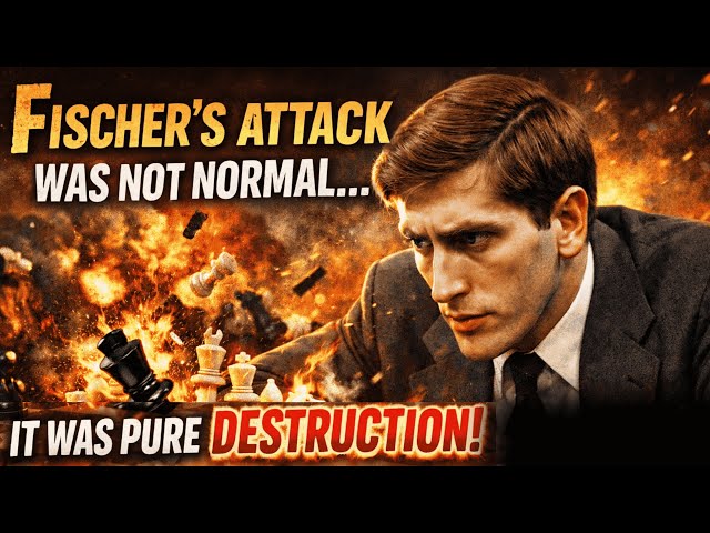 Fischer's Ruthless Domination: How Bobby Crushed Donner in a Epic 1965 Chess Massacre!