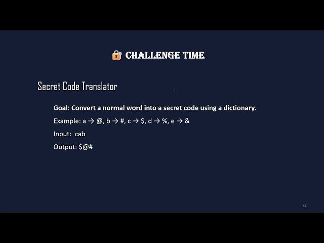 Python Dictionaries Explained Simply | Secret Code Translator Challenge