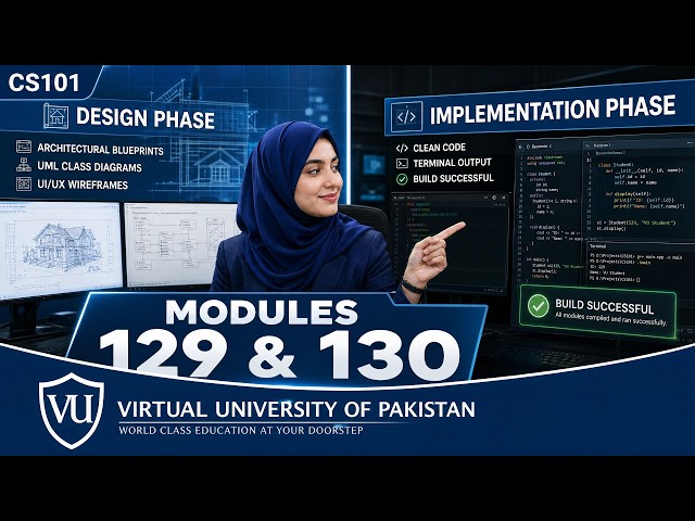 Module 129 & 130 | Introduction to Computing | CS101 | Virtual University