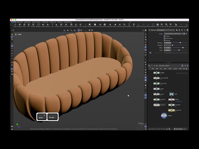 Modeler 26.4: Simple Sofa