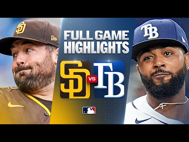 PADRES vs. RAYS: Official Full Game Highlights (August 30) | 2026 MLB Season